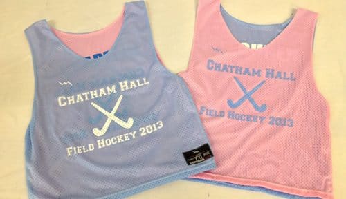 chatham hall field hockey pinnies