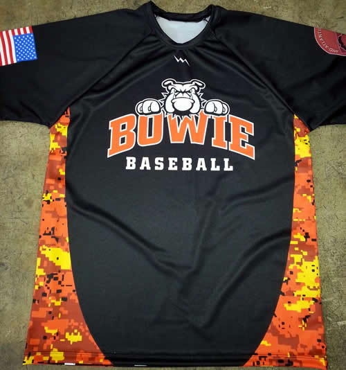 bowie baseball shooting shirts