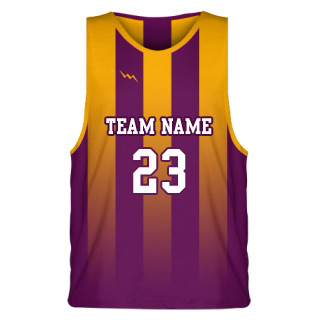 Modern Striped Sublimated Basketball Jersey