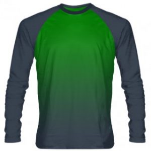 Long Sleeve Shooter Shirt With The Gradient