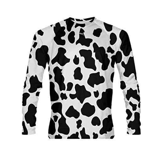 Cow Long Sleeve Shirt & Custom Sublimated Animal Print ShirtsCow Print  Shirts, Cow Long Sleeve Shirt, Animal Print Apparel