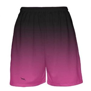 LightningWear Black To Pink Fade Basketball Shorts by Lightning Wear - Mens Basketball Shorts- Youth Basketball Shorts