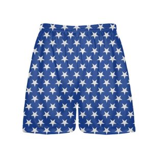 LightningWear Blue Stars Shorts - Athletic Shorts - Blue Stars Lacrosse Shorts