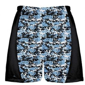 Carolina Blue Digital Camouflage Lacrosse Shorts