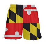 Girls Maryland Flag Shorts