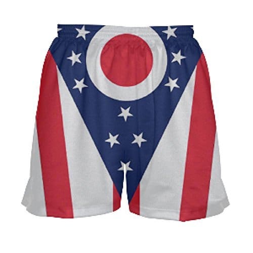 ohio flag shorts