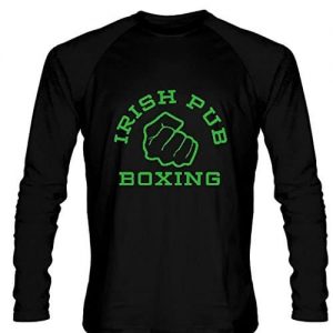 LightningWear Irish Pub Boxing Long Sleeve Shirt Black