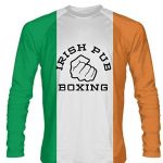 Irish Pub Boxing Irish Flag Long Sleeve Shirts